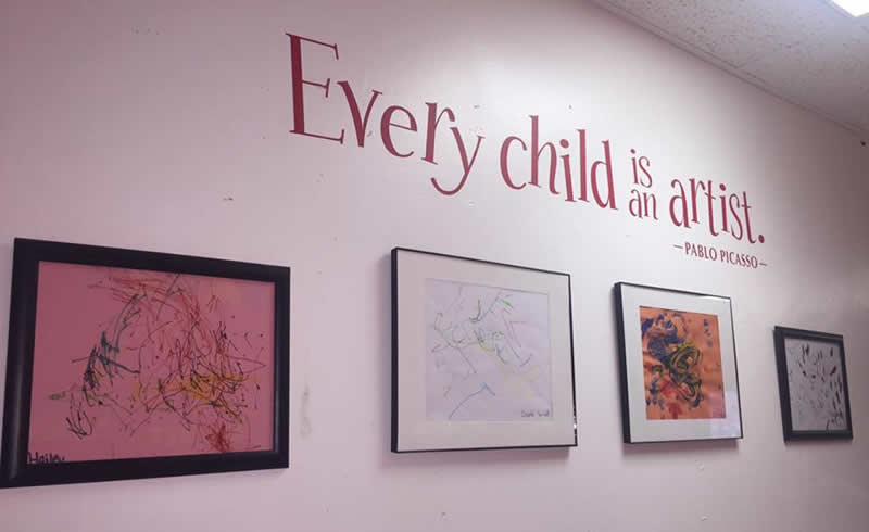 Art at Little Tigers Learning Center Glen Rose