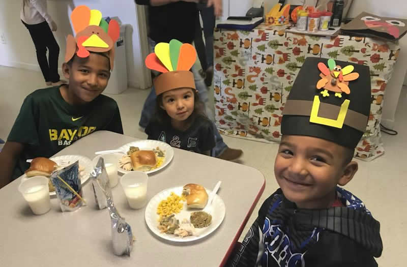 Thanksgiving at Little Tigers Learning Center Glen Rose